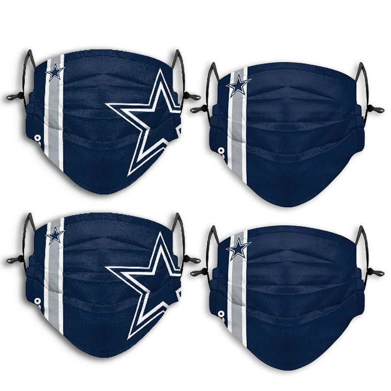 Adult Fanatics Branded Dallas Cowboys Camo Face Covering 2-Pack 