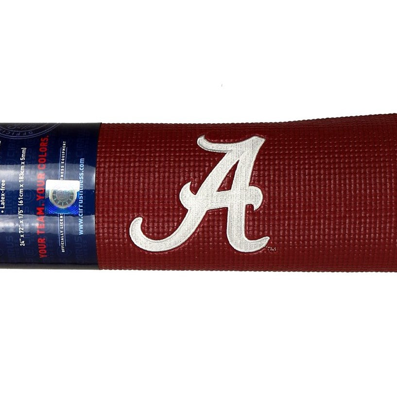 Alabama Roll Tide Officially Licensed NCAA Yoga Exercise Mat