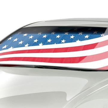 USA American Flag Promark Universal Windshield Auto/Truck Sunshade - jacks-good-deals
