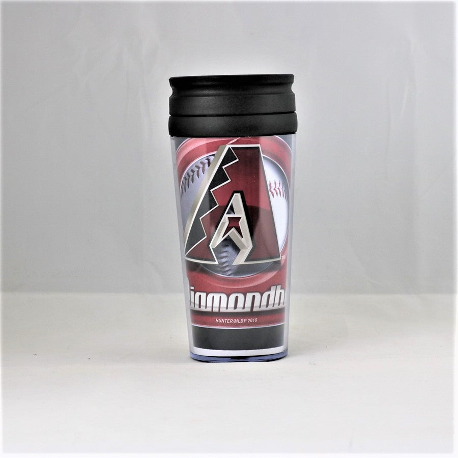 Arizona Razorbacks MLB Licensed 16oz Acrylic Tumbler Coffee Mug w/wrap Insert