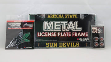 Arizona State Sun Devils NCAA Official 3pc License Plate Automotive Fan Kit - jacks-good-deals