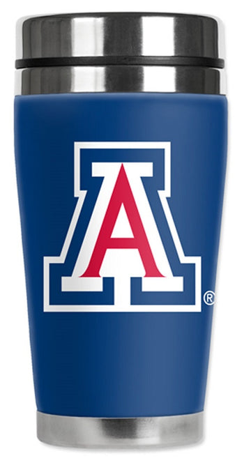 Arizona Wildcats Mugzie NCAA Stainless Steel 16oz Travel Tumbler Coffee Mug Cup