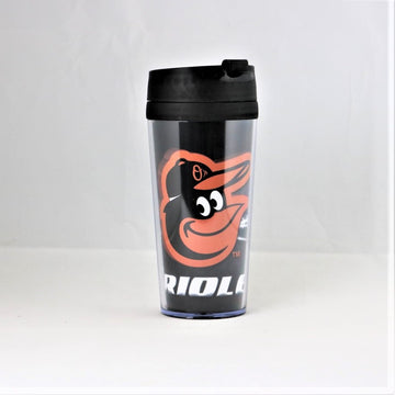 Baltimore Orioles MLB Licensed 16oz Acrylic Tumbler Coffee Mug w/wrap Insert