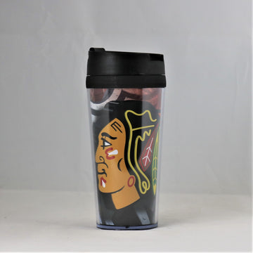 Chicago Blackhawks NHL Licensed Acrylic 16oz Tumbler Coffee Mug w/wrap Insert