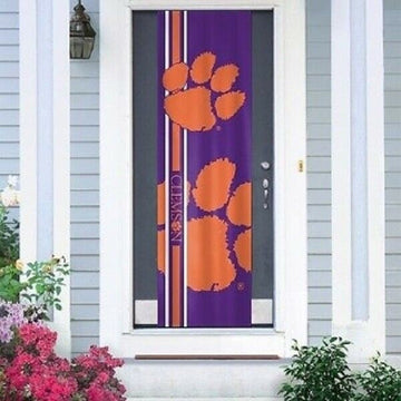 Licensed NCAA Clemson Tigers Door Banners  Indoors/Outdoors - jacks-good-deals