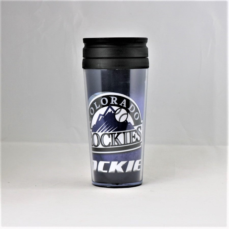 Colorado Rockies MLB Licensed 16oz Acrylic Tumbler Coffee Mug w/wrap Insert