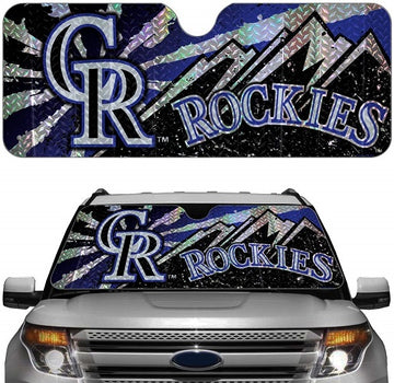 Colorado Rockies MLB Licensed Universal Auto/Truck Sunshade - jacks-good-deals