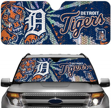 Detroit Tigers MLB Licensed Universal Auto/Truck Sunshade - jacks-good-deals