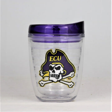 East Carolina Pirates NCAA Officially Licensed 12oz Tumbler w/Lid