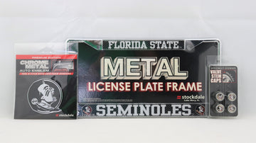 Florida State Seminoles NCAA 3pc License Automotive Fan Kit - jacks-good-deals
