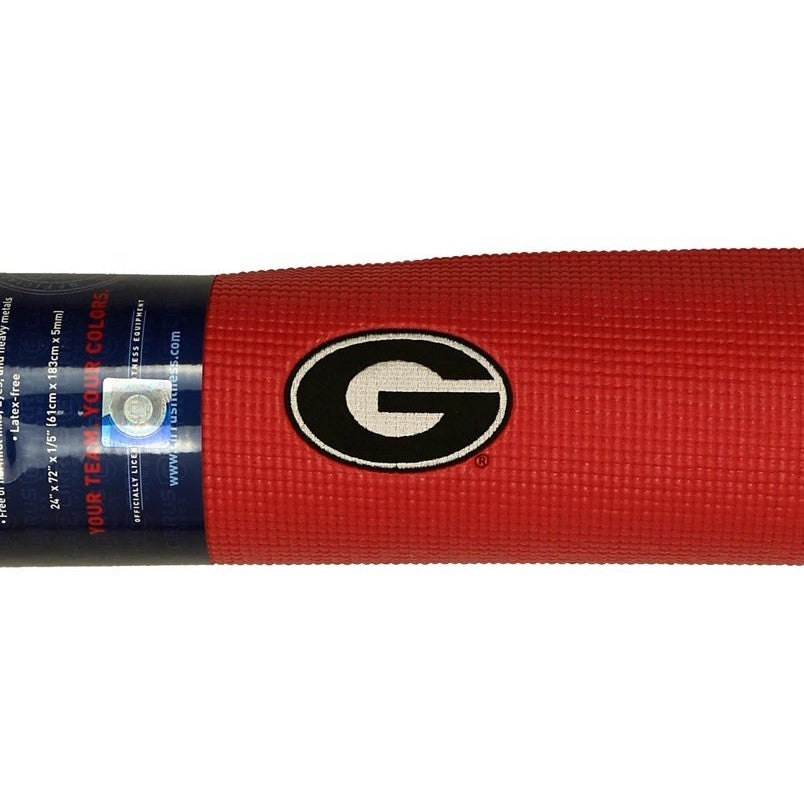 Georgia Bulldogs Officially Licensed NCAA Yoga Exercise Mat