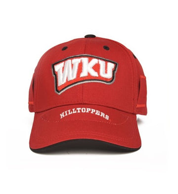 NCAA Western Kentucky Hilltoppers EVOCAP Baseball Hat Built in Sunglasses Holder - jacks-good-deals
