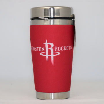 Houston Rockets Mugzie NBA 16oz Travel Tumbler Coffee Mug Cup