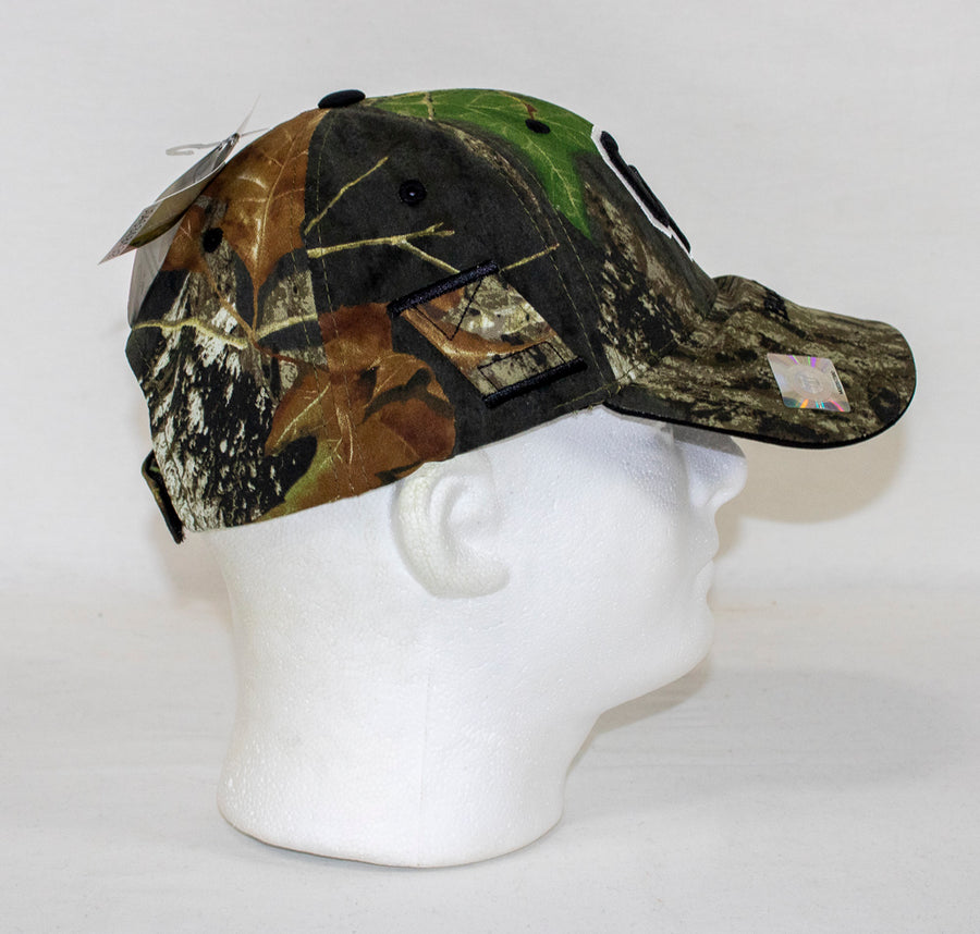 NCAA Missouri Tigers Mizzou Camo EVOCAP Baseball Hat Built in Sunglasses Holder - jacks-good-deals