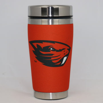 Oregon State Mugzie NCAA Stainless Steel 16oz Travel Tumbler Coffee Mug Cup