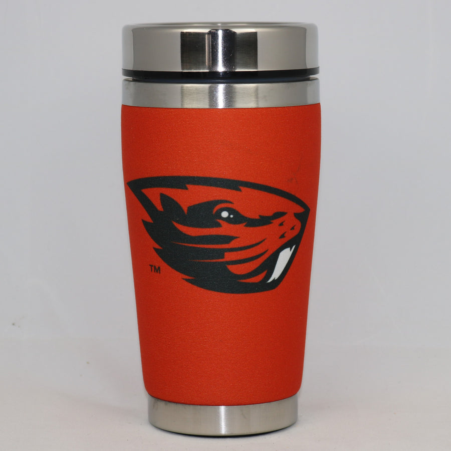 Oregon State Mugzie NCAA Stainless Steel 16oz Travel Tumbler Coffee Mug Cup