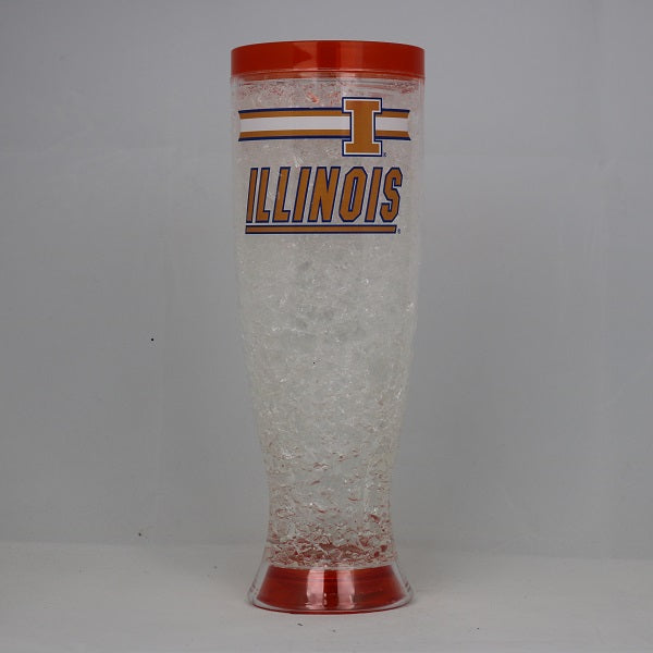 Orange logo Illinois Fighting Illini NCAA Officially Licensed Ice Pilsner