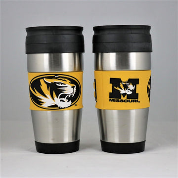 Missouri Tigers NCAA Officially Licensed 15oz Stainless Steel Tumbler w/ PVC Wrap