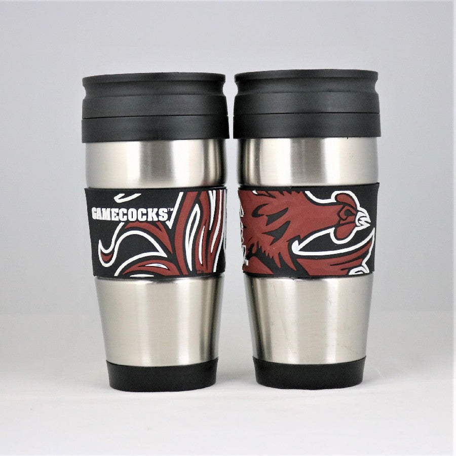 South Carolina Gamecocks NCAA Officially Licensed 15oz Stainless Steel Tumbler w/ PVC Wrap