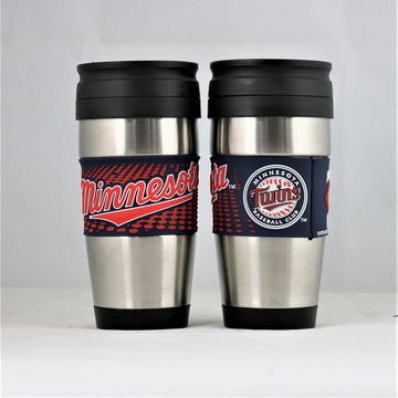 Minnesota Twins MLB Officially Licensed 15oz Stainless Steel Tumbler w/ PVC Wrap