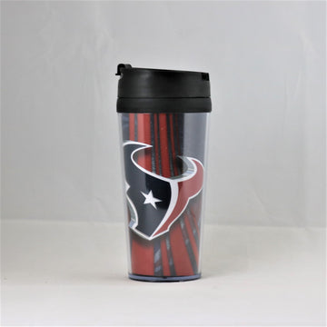 Houston Texans NFL Licensed Acrylic 16oz Tumbler Coffee Mug w/wrap Insert
