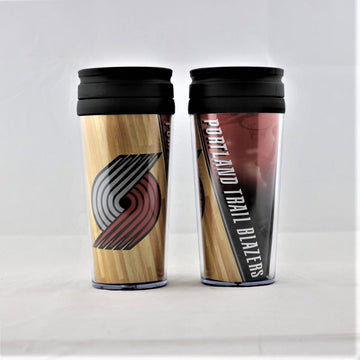 Portland Trail Blazers NBA Licensed Acrylic Tumbler Coffee Mug w/wrap Insert