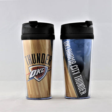 Oklahoma City Thunder NBA Licensed Acrylic Tumbler Coffee Mug w/wrap Insert
