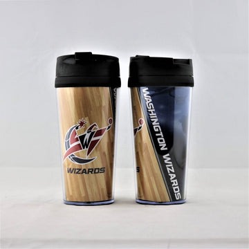 Washington Wizards NBA Licensed Acrylic Tumbler Coffee Mug w/wrap Insert