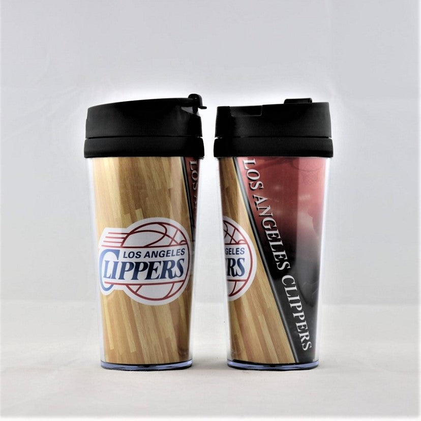 Los Angeles Clippers NBA Licensed Acrylic Tumbler Coffee Mug w/wrap Insert