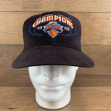 NBA Eastern Conference Champions New York Knicks 1999 Cap Snapback BROWN Hat