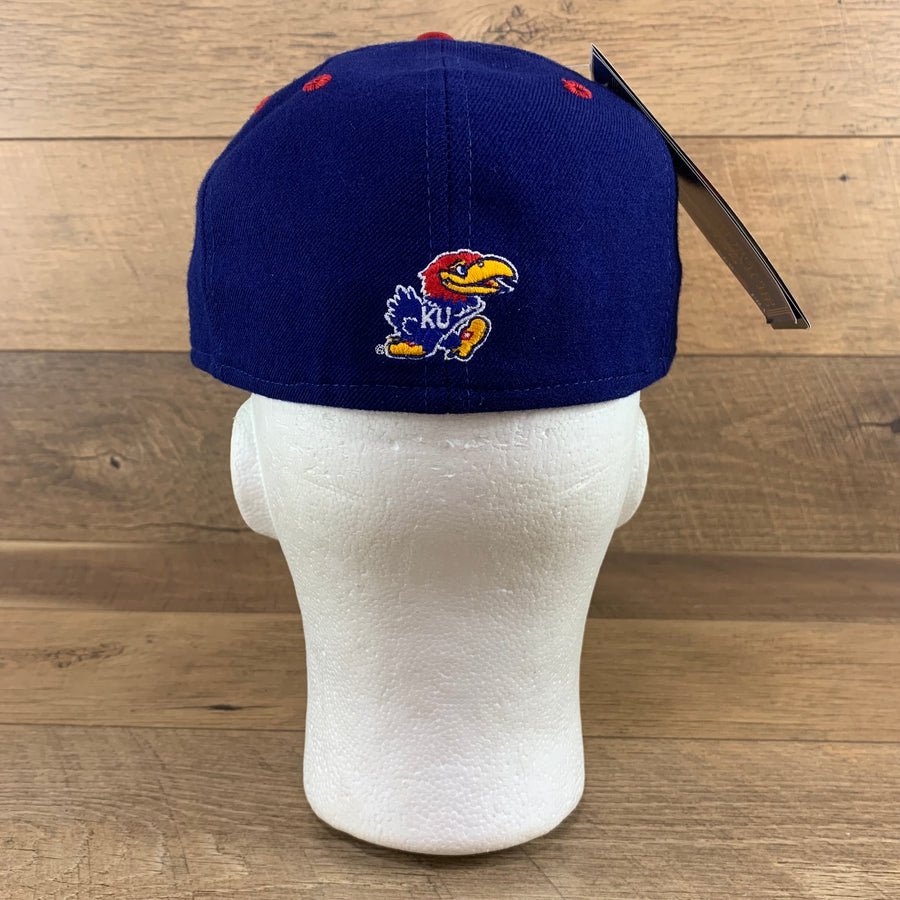 Kansas University New Era Collegiate Collection The 59/50 Fitted Hat Size: 7 1/4