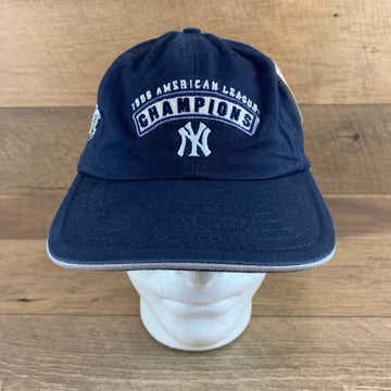 Vintage MLB World Series 1999 New York Yankees American League Champions Navy American Needle Adjustable Hat