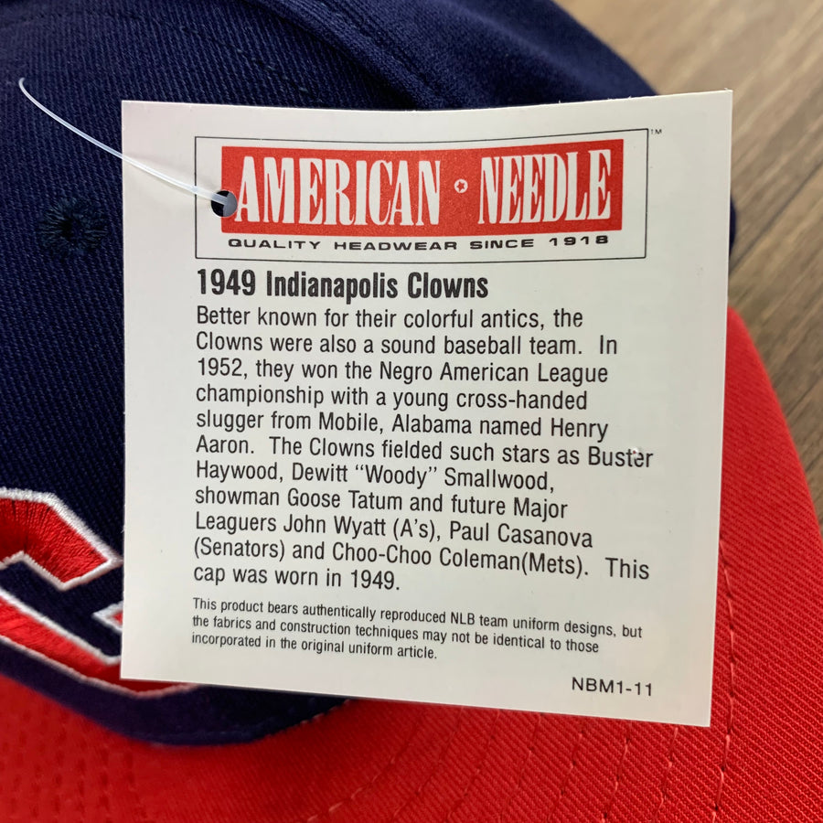 MLB Official Licensed 1949 Indianapolis Clowns Fitted Hat Cap