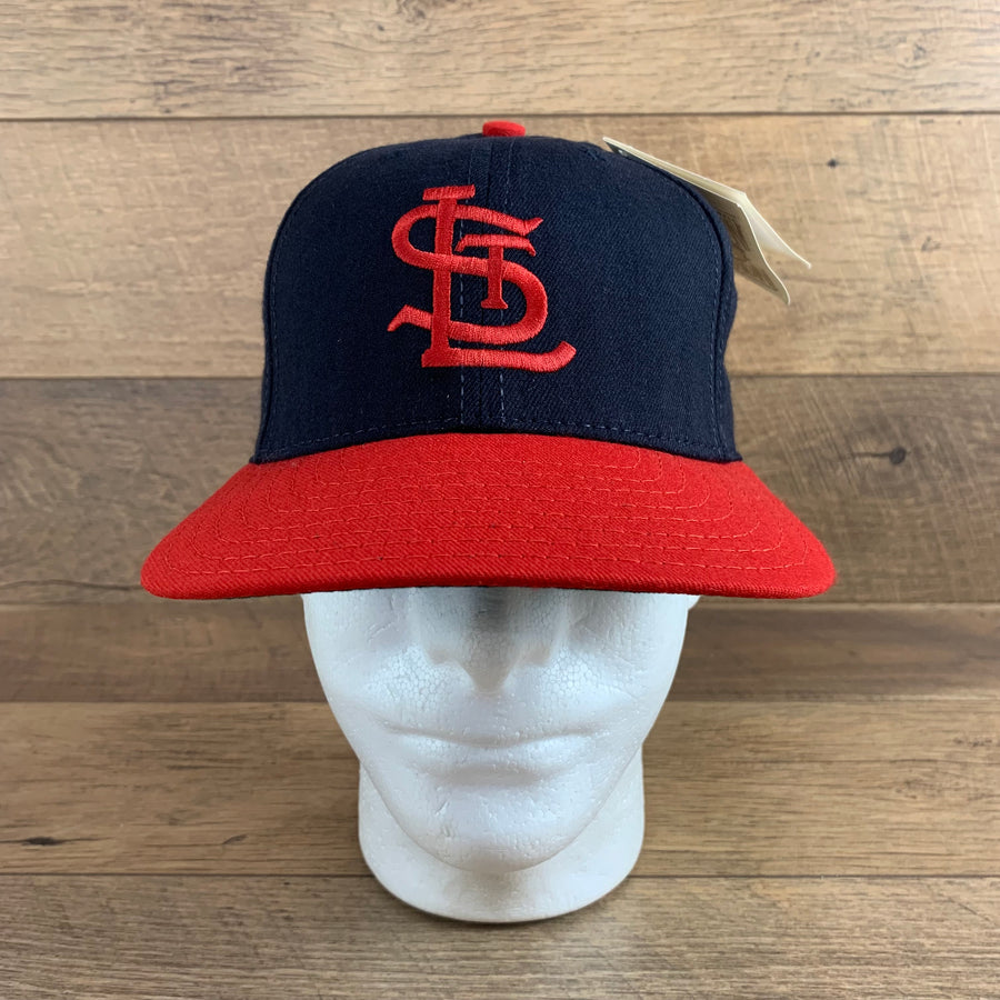 MLB Official Licensed 1943-1956 St. Louis Cardinals (DARK NAVY w/ variant logo) Fitted Baseball Cap Hat
