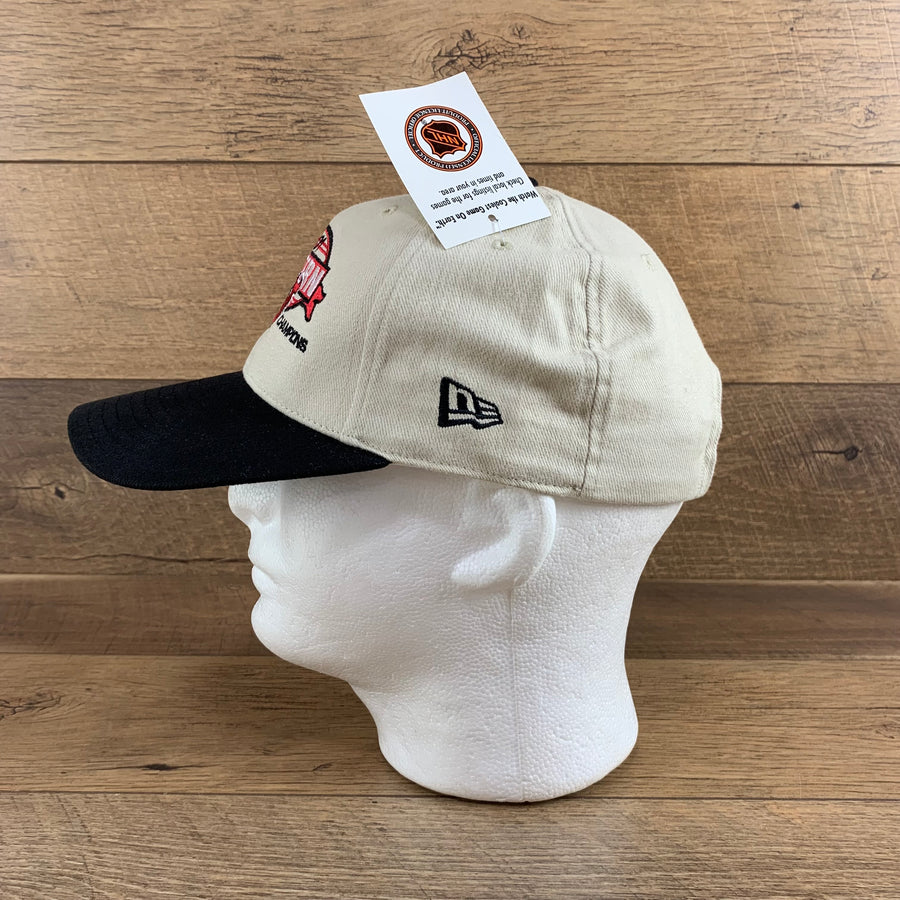 NHL 2001 Eastern Conference Champions New Jersey Devils Tan Adjustable Hockey Cap