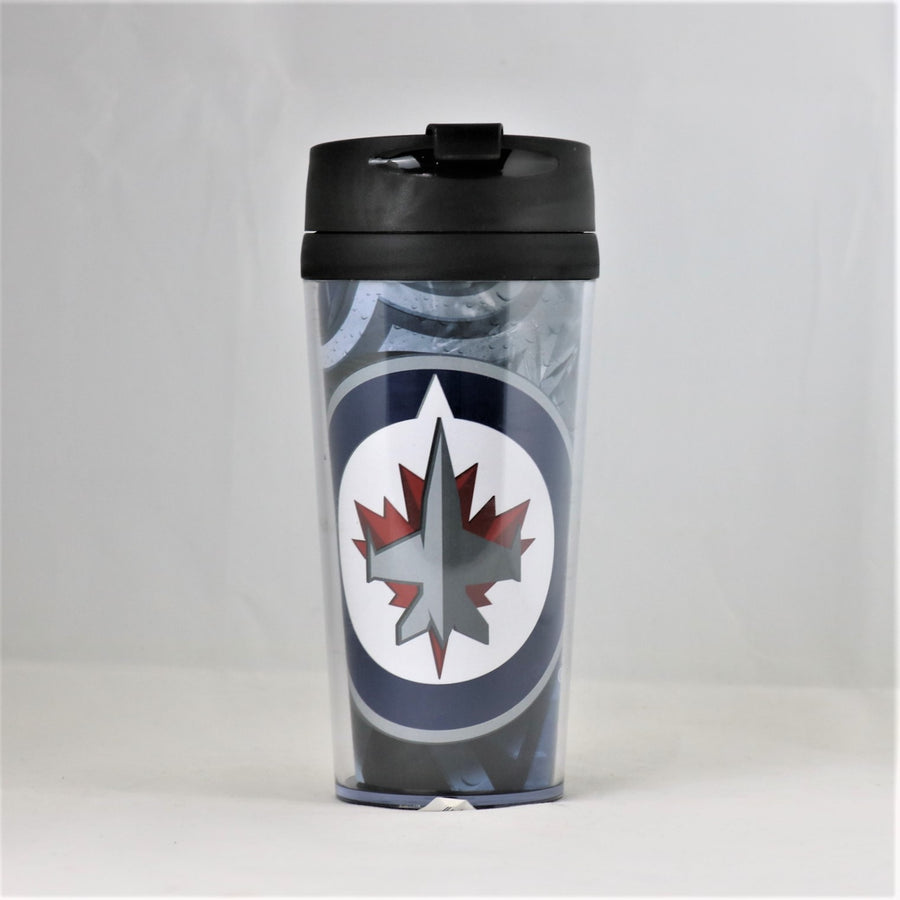 Winnipeg Jets NHL Licensed Acrylic 16oz Tumbler Coffee Mug w/wrap Insert