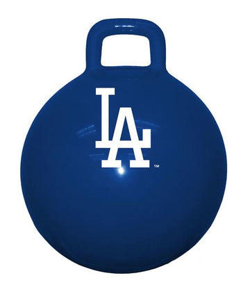 Los Angeles Dodgers MLB Licensed Child Space Hopper Ball Kangaroo Bouncer - jacks-good-deals