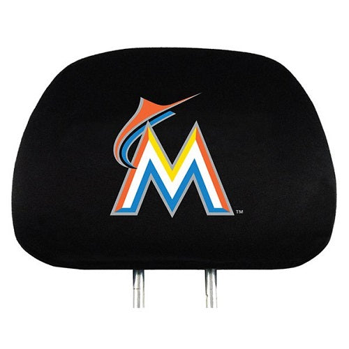 Miami Marlins MLB Officially Licensed Headrest Covers
