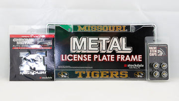 Missouri Tigers 3pc License Plate Automotive Fan Kit - jacks-good-deals