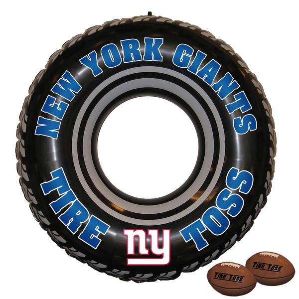 New York Giants NFL Licensed Inflatable Tire Toss Game - jacks-good-deals