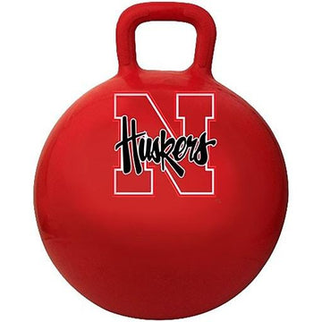 Nebraska Cornhuskers NCAA Licensed Child Space Hopper Ball Kangaroo Bouncer - jacks-good-deals