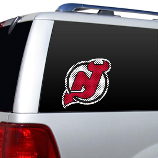 New Jersey Devils NHL Officially Licensed Large Window Film Decal Sticker