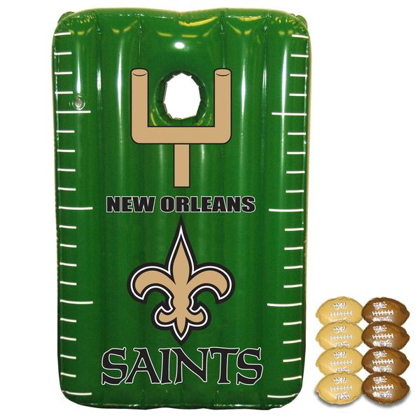New Orleans Saints NFL Licensed Inflatable Bean Bag Toss Game - jacks-good-deals