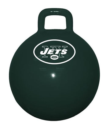 New York Jets NFL Licensed Child Space Hopper Ball Kangaroo Bouncer - jacks-good-deals