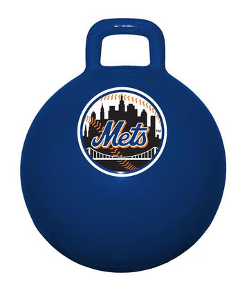 New York Mets MLB Licensed Child Space Hopper Ball Kangaroo Bouncer - jacks-good-deals