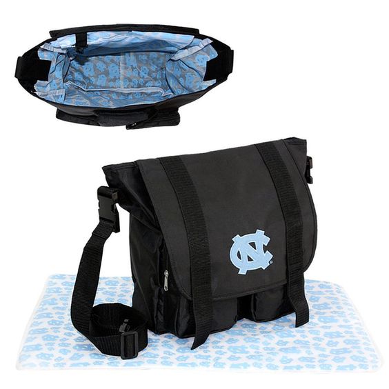 North Carolina Tar Heels  Licensed NCAA Diaper Bag With Changing Pad - jacks-good-deals
