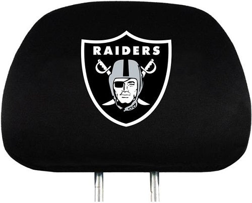 Oakland Raiders NFL Officially Licensed Headrest Covers