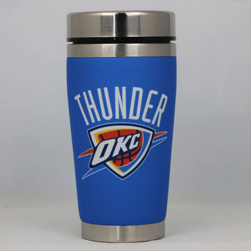 Oklahoma City Thunder Mugzie NBA 16oz Travel Tumbler Coffee Mug Cup