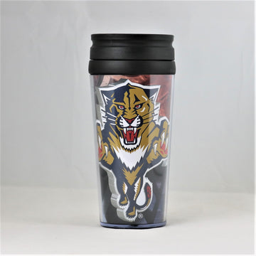 Florida Panthers NHL Licensed Acrylic 16oz Tumbler Coffee Mug w/wrap Insert