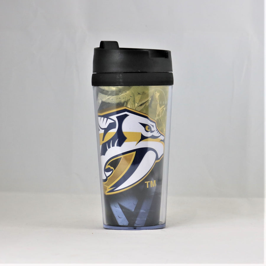 Nashville Pedators NHL Licensed Acrylic 16oz Tumbler Coffee Mug w/wrap Insert